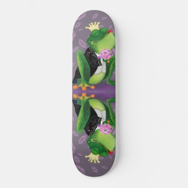 Frog Prince - Kissy Skateboard (Front)
