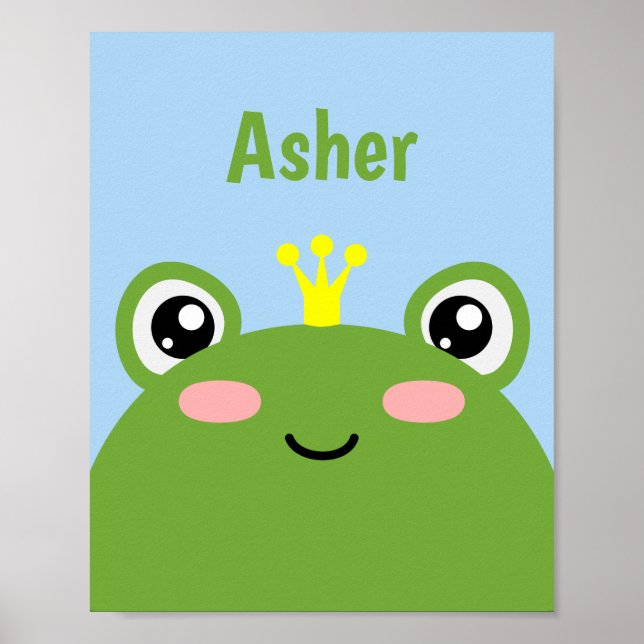 Frog Prince or Princess Poster (Front)