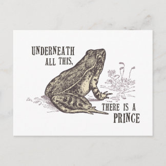 Frog prince postcard
