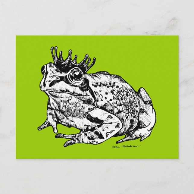 Frog Prince Postcard (Front)