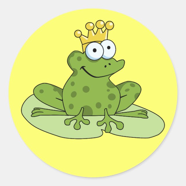 Frog Prince Sticker (Front)