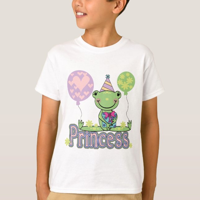 Frog Princess Birthday Tshirts and Gifts (Front)