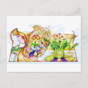 Frog Princess Postcard