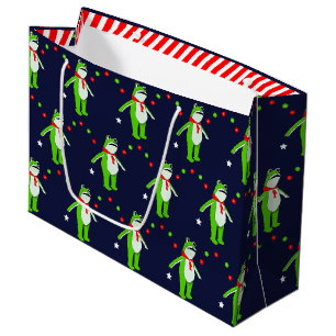 Frog Protest No Kings Gift Large Gift Bag