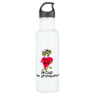 Frog Proud Grandparent of Boy 710 Ml Water Bottle