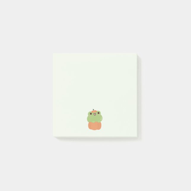 Frog Pumpkin Post-it Notes (Front)