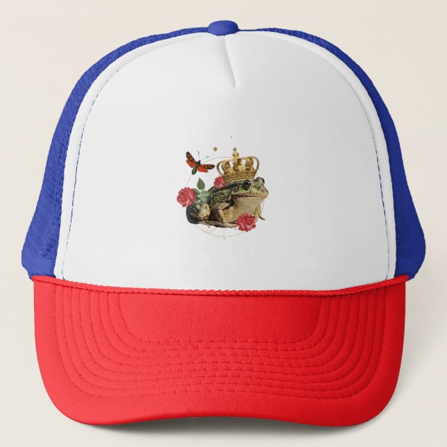 Frog Pun Trucker Hat (Front)