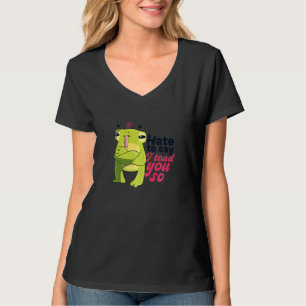 Frog Puns I Toad You So Cute Amphibian Animal T-Shirt