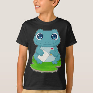 Frog Pupil Paper School T-Shirt