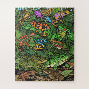 Frog Puzzle Easy