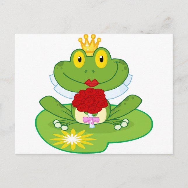 Frog Queen Postcard (Front)