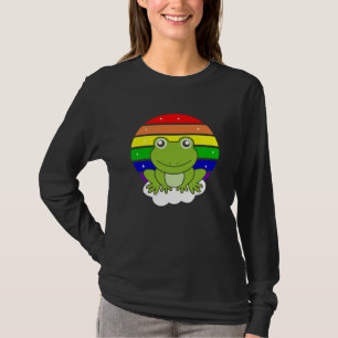 Frog Rainbow Glitter Kawaii Frogs T-Shirt