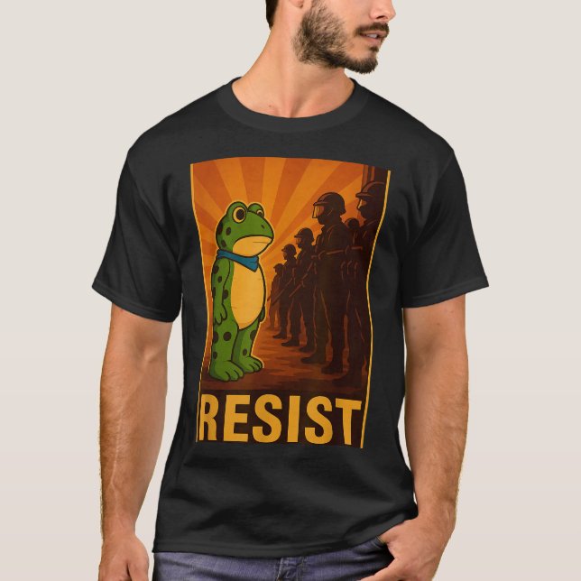 Frog Resist Rtland Frog Protest - Rtland Frog Acti T-Shirt (Front)