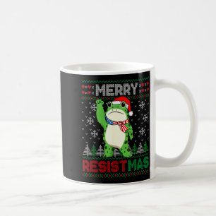 Frog Retro Merry Resistmas Funny Litical Ugly Chri Coffee Mug