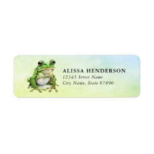Frog Return Address Labels