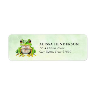 Frog Return Address Labels