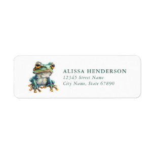 Frog Return Address Labels