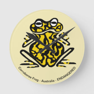 Frog - round clock
