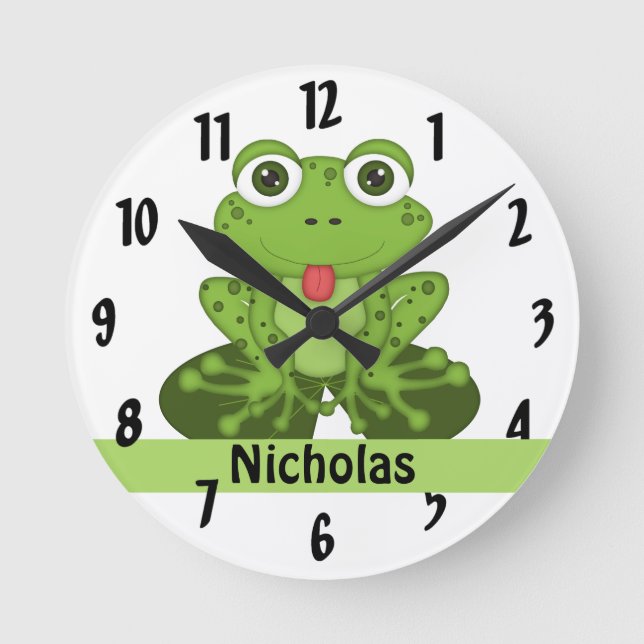 Frog Round Clock (Front)