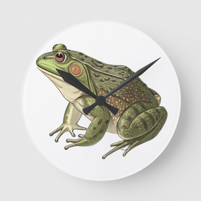 Frog Round Clock (Front)