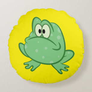 Frog Round Cushion