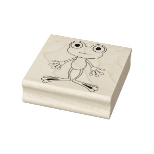 Frog Rubber Stamp