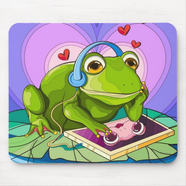 Frog’s Digital Love Mouse Mat (Front)