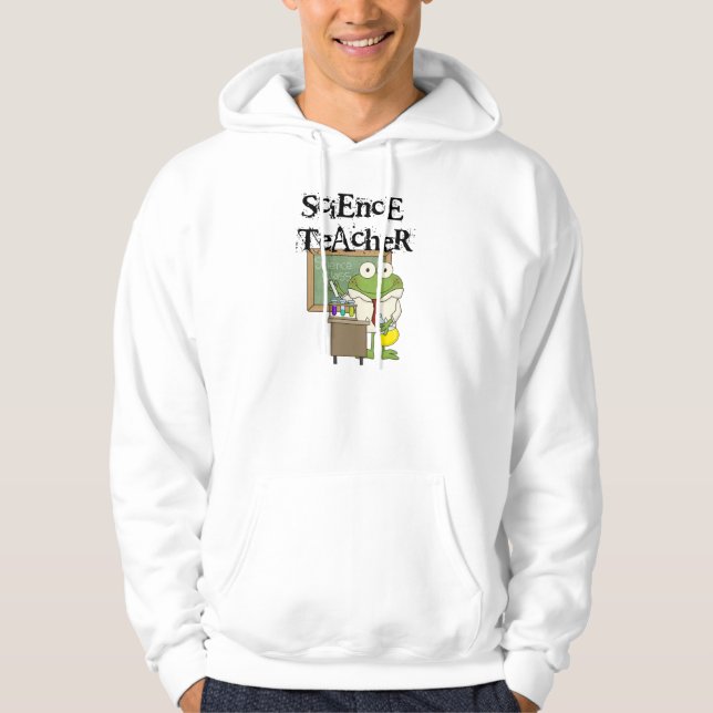 Frog Science Teacher Hoodie (Front)