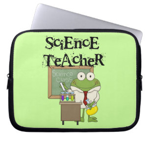Frog Science Teacher Laptop Sleeve