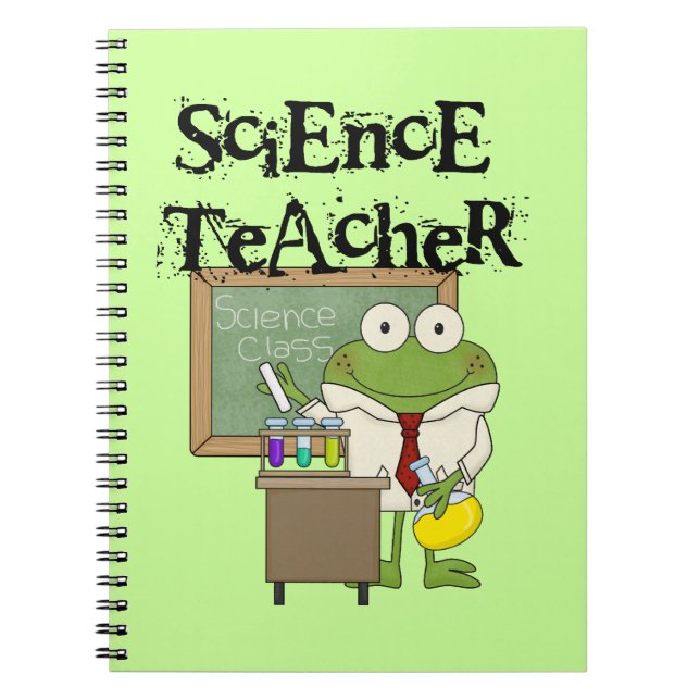 Frog Science Teacher Notebook (Front)