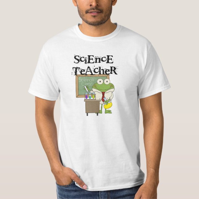 Frog Science Teacher T-Shirt (Front)