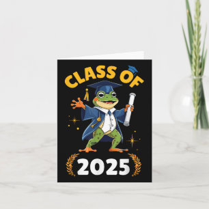 Frog Senior Cl Of 2025 Graduate School College Uni Card