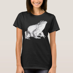 Frog Shirt Bullfrog Art T-shirt Cool Frog  Gift