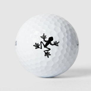 Frog Silhouette Golf Balls