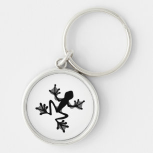 Frog Silhouette Key Ring