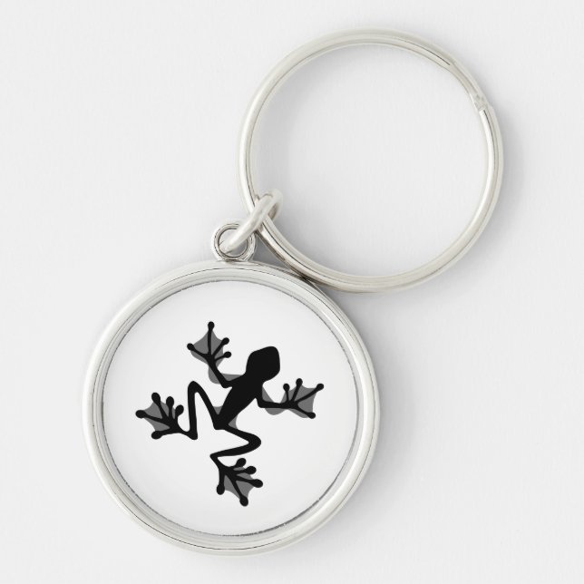 Frog Silhouette Key Ring (Front)