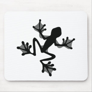 Frog Silhouette Mouse Mat