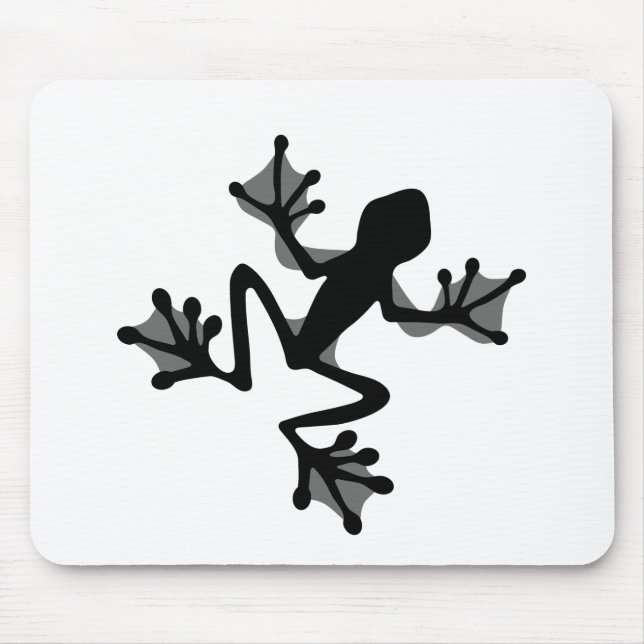 Frog Silhouette Mouse Mat (Front)