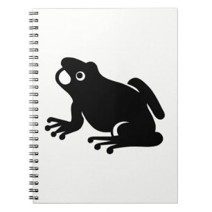 Frog Silhouette Notebook