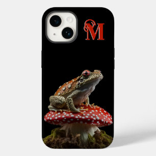 Frog sitting on mushroom Cottagecore  Case-Mate iPhone 14 Case