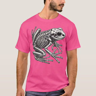 Frog Skeleton Halloween T-Shirt