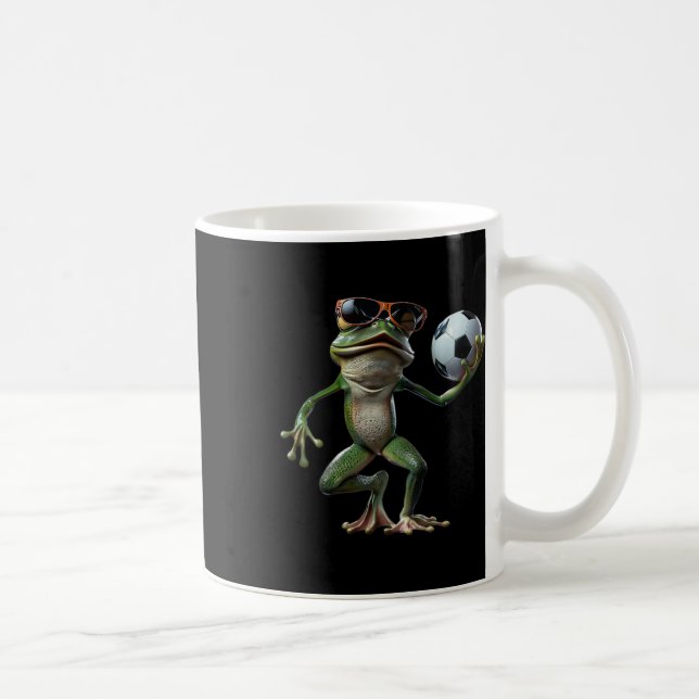 Frog Soccer  Coffee Mug (Right)