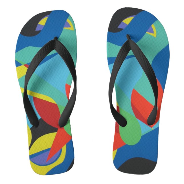 Frog Splash Color Pop Flip Flops (Footbed)