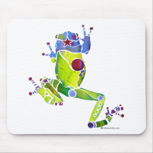 Frog Spring Green Mouse Mat