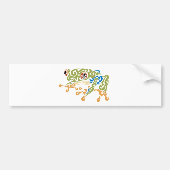 Frog Squirels Bumper Sticker (Front)