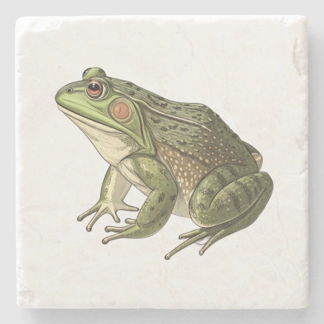 Frog Stone Coaster (Front)