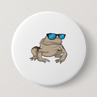 Frog Sunglasses 7.5 Cm Round Badge