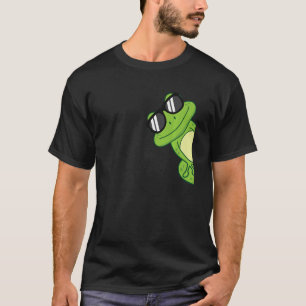 Frog Sunglasses Good Luck Amphibian Terrarium Exot T-Shirt