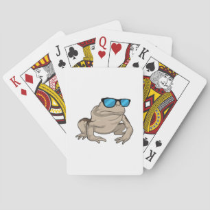 Frog Sunglasses Playing Cards