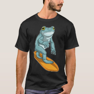 Frog Surfer Surfboard T-Shirt